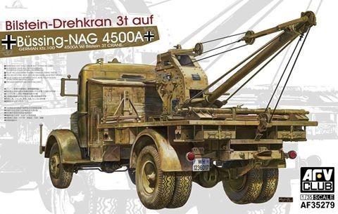 AFV Club 1/35 German Kfz100 L4500A Truck w/Bilstein 3T Crane Kit