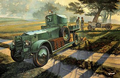 Roden Military 1/35 Pattern 1920 MkI British Armored Car Kit