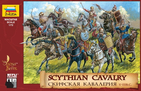 Zvezda 1/72 Scythian Cavalry VI-III BC (18 Mtd) Figure Set