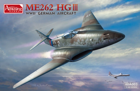 Amusing Hobby 1/48 Me262 HGIII Test Model Kit