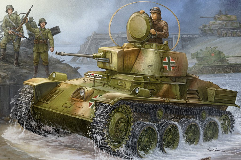 Hobby Boss 1/35 Hungarian Light Tank 38M Kit
