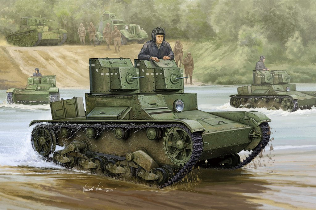 Hobby Boss 1/35 Soviet T-26 Light Tank Kit