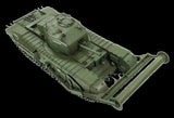 AFV Club 1/35 Churchill TLC (Tank Landing Craft) Type A Tank w/Carpet Laying Devices Kit