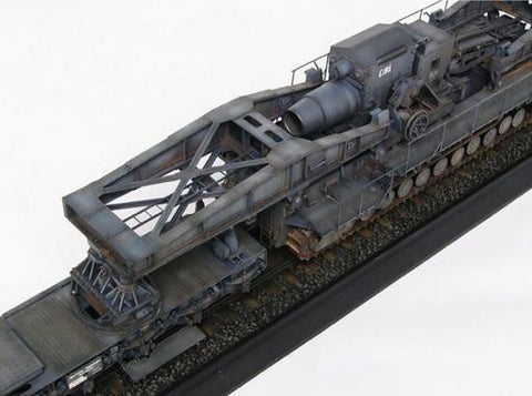 Trumpeter Military Models 1/35 Morser Karl-Gerat 040/041 on Railway  Transport Carrier Initial Version Kit