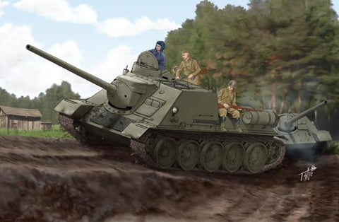 Trumpeter 1/16 Soviet Su100 Tank Destroyer Kit