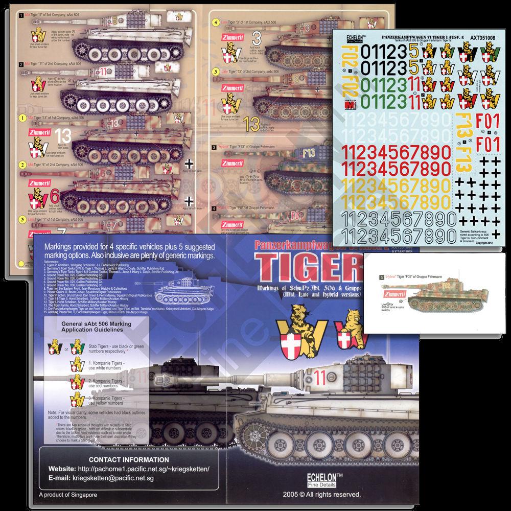 Echelon Decals 1/35 Panzer IV Ausf J 1st SSPzRgt LSSAh 1944-45