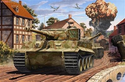 Academy 1/35 Tiger I Mid Version Normandy Invasion 70th Anniv Kit