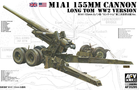 AFV Club 1/35 M1A1 155mm Cannon Long Tom WW2 Version Kit