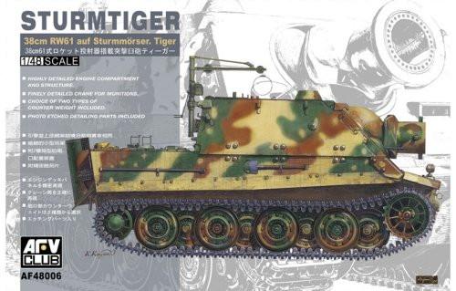 AFV Club 1/48 Sturmtiger Tank w/38cm RW61 Gun Kit