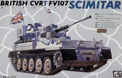 AFV Club 1/35 British CVRT FV107 Scimitar Tank Kit