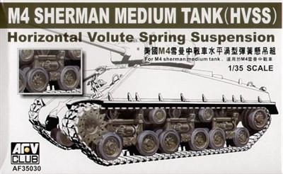 AFV Club 1/35 M4 Sherman Med Tank Wheels & Suspension (HVSS) Kit