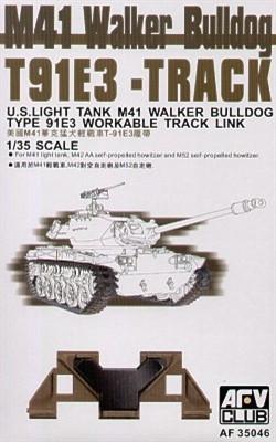 AFV Club 1/35 M41 Walker Bulldog T91E3 Workable Track Links Kit