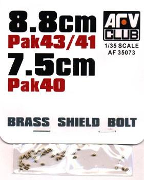 AFV Club 1/35 8.8cm PaK 43/41 & 7.5cm PaK 40 Shield Bolts (Brass) Kit
