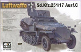 AFV Club 1/35 SdKfz 251/17 Ausf C Luftwaffe Halftrack Kit