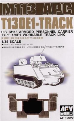 AFV Club 1/35 US M113 APC T130E1 Workable Track Links Kit
