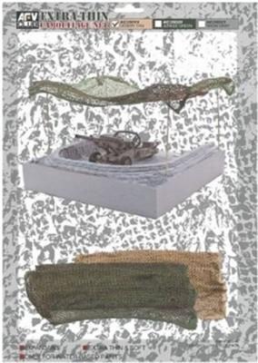 AFV Club 1/35 Die Cut Camouflage Net Snow Grey