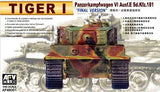 AFV Club 1/48 Tiger I PzKfw VI Ausf E SdKfz 181 Final Version Tank Kit