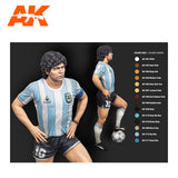 AK Interactive 90mm Maradona Resin Figure