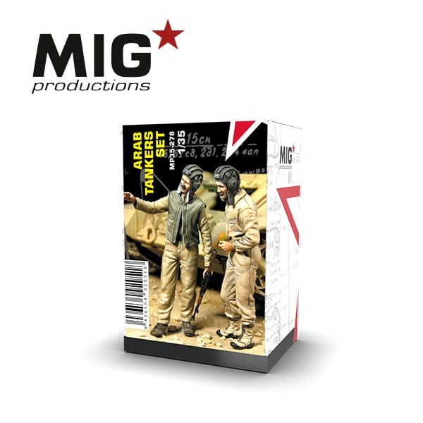 MIG 1/35 Arab Tankers Resin Figure Set