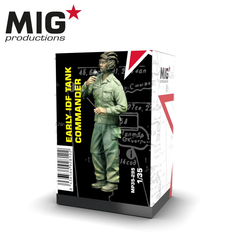 MIG 1/35 Early IDF Tank Commander Resin Figure