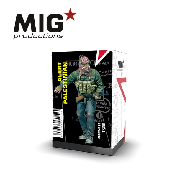 MIG 1/35 Alert Palestinian Resin Figure