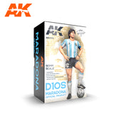 AK Interactive 90mm Maradona Resin Figure