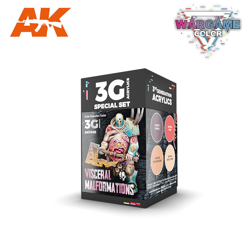 AK Interactive 3G Wargame Visceral Malformations Set