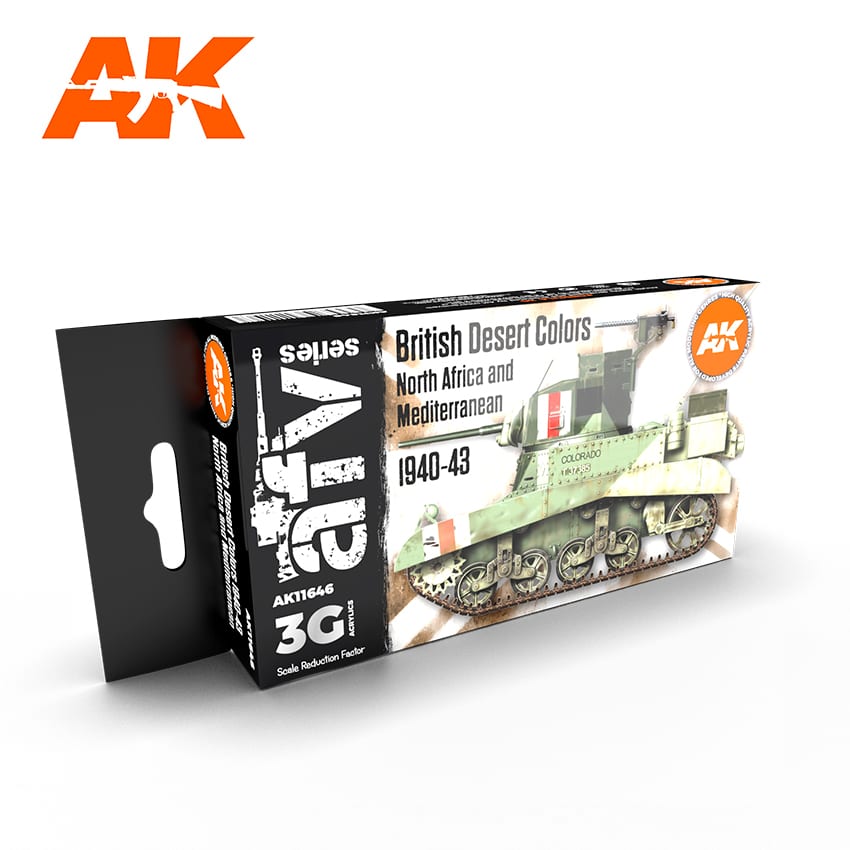 AK Interactive 3G British Desert Colors Set