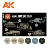 AK Interactive 3G Middle East War Colors Set