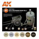 AK Interactive 3G Old & Weathered Wood Set Vol.2