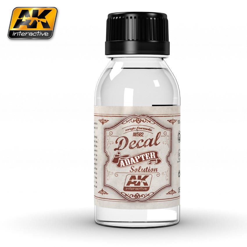 AK Interactive Decal Adapter Solution 100ml Bottle