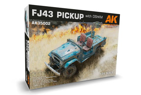 AK Interactive 1/35 FJ43 Pickup Truck w/DShKM Gun (Plastic Kit) (New Tool) Kit