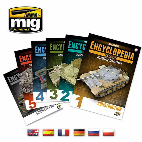Ammo Mig Encyclopedia of Armour Modelling Techniques - Complete Collection (English)