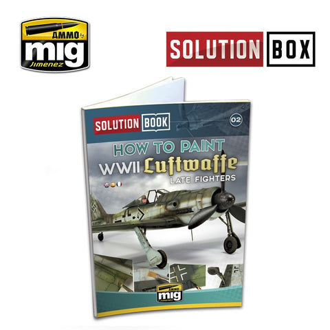 Ammo Mig How to Paint WWII Luftwaffe Late Fighters - Solution Book (Multilingual)