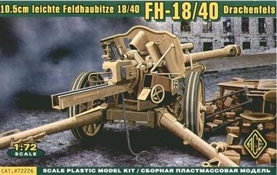 Ace 1/72 German leFh18/40 10.5cm WWII Field Howitzer Kit