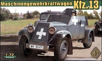 Ace 1/72 Kfz13 Light Armored Car Kit