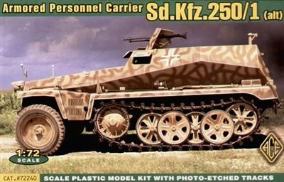 Ace 1/72 SdKfz 250/1 (alt) Armored Personnel Carrier Kit