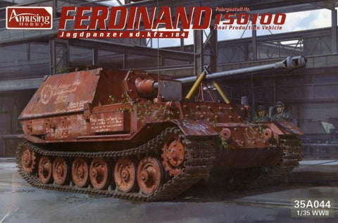 Amusing Hobby 1/35 "Ferdinand" Jagdpanzer Sd.Kfz. 184 NO.15100 Kit