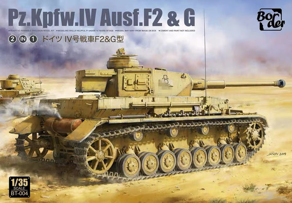 Border Model 1/35 Panzer IV F2 & G 2-in-1 Kit – Military Model Depot