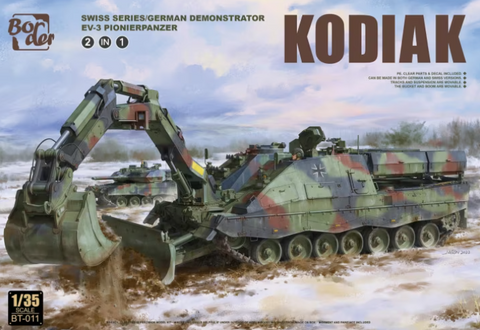 Border Model 1/35 Kodiak EV3 Pionierpanzer Tank Swiss/German Versions (2 in 1) Kit