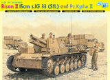 Dragon Military Models 1/35 Bison II Tank w/15cm sIG 33 (Sfl) on Pzkpfw II Chassis Smart Kit