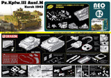 Dragon 1/35 PzKpfw III Ausf M Tank Kursk 1943 Smart Kit