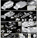 Dragon Models 1/35 SdKfz 3a Maultier Halftrack w/3 Soldiers (Re-Issue) Kit