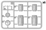 MiniArt 1/35 Plastic Barrels (12) & Cans (12) Kit