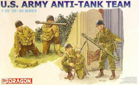 Dragon Military 1/35 US Anti-Tank Team (4 Figures) Kit