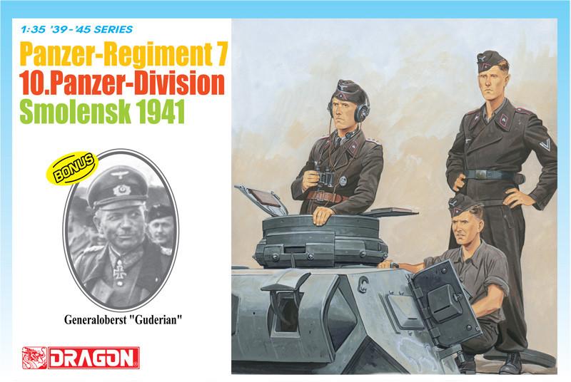 Dragon 1/35 Panzer Rgt 7 10/Pz Div Smolensk 1941 (4) Kit