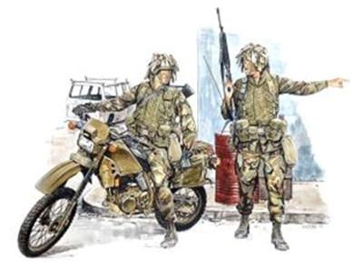 Dragon Military 1/35 US Light Infantry (2) w/Motorcycle Kit