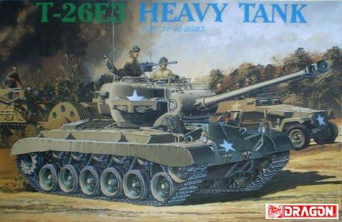 Dragon Military 1/35 T26E3 WWII Heavy Tank (Re-Issue) Kit