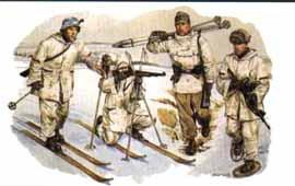 Dragon 1/35 German Ski Troopers (4) Kit