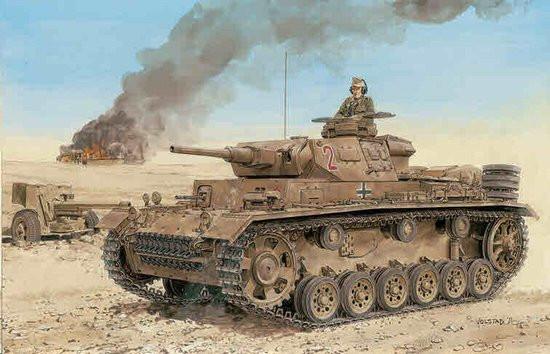 Dragon Military 1/35 PzKpfw III (5cm) Ausf H SdKfz 141 Late Production Tank Smart Kit